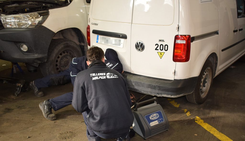 Prueba Opacímetro en furgoneta